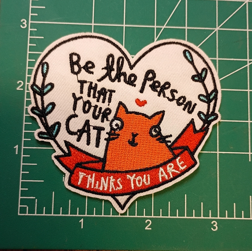 2/$10 Be The Person Your Car Thinks You Are Heart-Shaped Patch